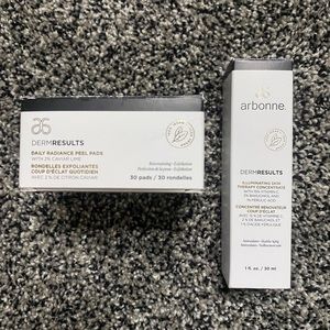 Arbonne DermResults Daily Radiance Peel Pads & Illuminating Skin Concentrate